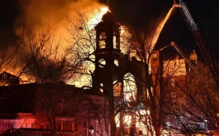 Saint-Paul Church Fire Erases a Page of History