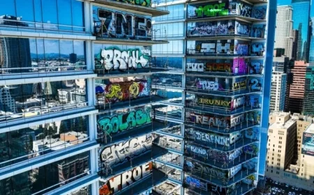 Buyer Found for Oceanwide Plaza’s Notorious Graffitied Towers