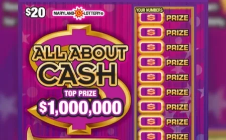 Maryland Woman Wins $1 Million Scratch-Off Lottery Prize