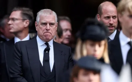 Queen Elizabeth II Hoped as Andrew Fell, While Charles and William Fumed