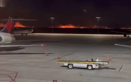 Delta 737 Engine Failure Sparks Grass Fire Before Returning 179 Passengers