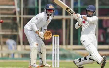 J + K Dominates Day 1 Against KNTKA in Ranji Trophy 2025/26