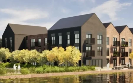 New Retirement Complex with Townhouses and 59 Flats Planned for North Shropshire Wharf