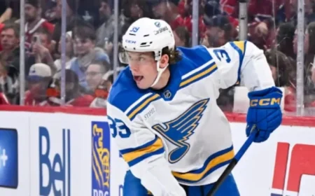 Islanders Trade Gauthier to Blues for Luff