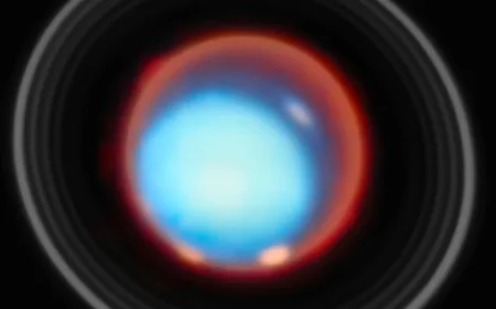 Webb Telescope Unveils Mysteries of Uranus’s Upper Atmosphere