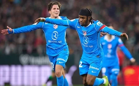 Ademola Lookman Shines in Atletico Madrid’s 4-2 LaLiga Triumph Over Espanyol