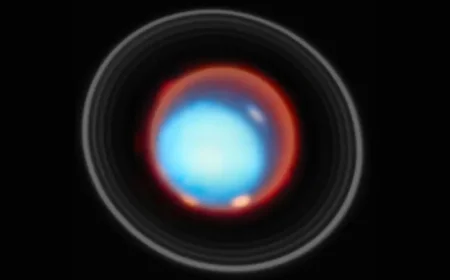 Webb Telescope Captures Uranus’ Unique Auroras for the First Time