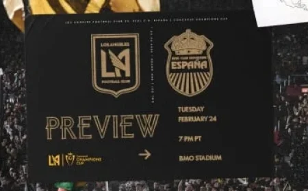 LAFC Faces Real España in Concacaf Champions Cup Showdown