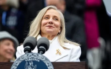 Virginia Gov. Abigail Spanberger Prepares State of the Union Response