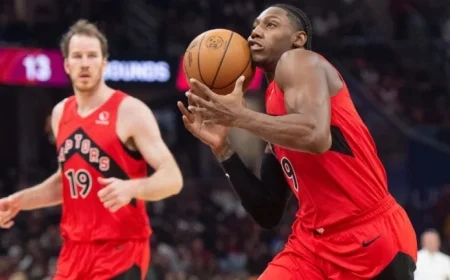 Raptors Face Challenges as Barrett and Poeltl Strive to Rebound