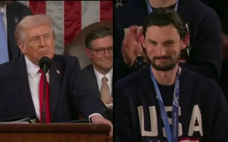 Trump Awards Presidential Medal of Freedom to Hockey Goalie Connor Hellebuyck