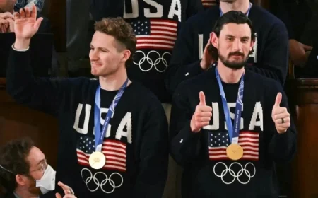 U.S. Men’s Hockey Team Honored; Women’s Team Invited to White House