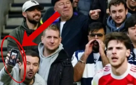 Piers Morgan Condemns Fan’s Offensive Phone Behavior