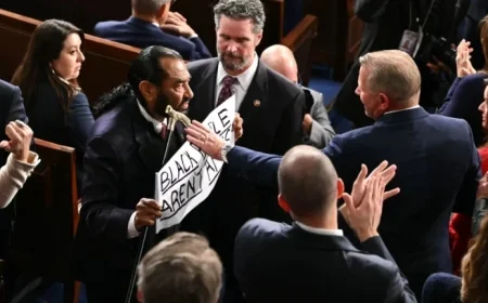 Democratic Protests Erupt During Trump’s State of the Union Address