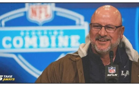 Joe Hortiz Discusses McDaniel, Oweh, and Johnson at 2026 NFL Combine