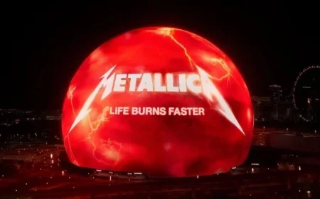 Metallica Launches New Residency at Las Vegas Sphere