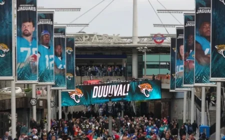 Jaguars Set for Two London Games in 2026; Commanders to Play One
