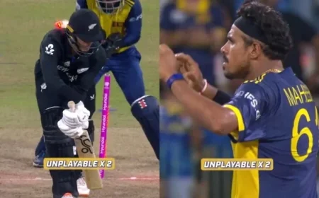 Theekshana Stuns Chapman with Exquisite Delivery in T20 World Cup 2026 Video