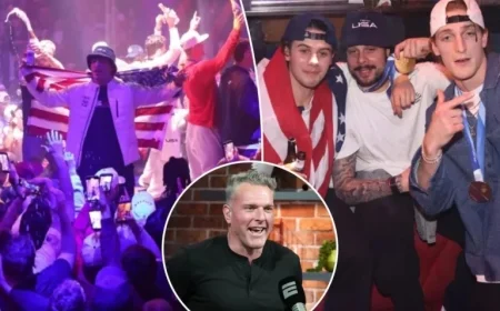 Pat McAfee Surprises Team USA with $150K at Miami Gold Medal Celebration