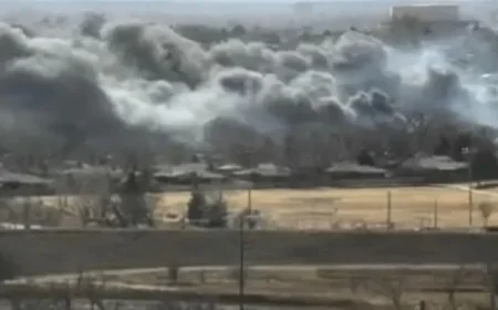 Black Smoke Engulfs Denver Metro Area