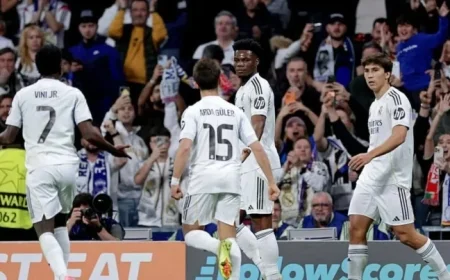 Tchouameni Equalizes: Real Madrid and Benfica Champions League Play-off Live Updates