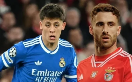 Arda Güler, Rafa Silva Start in Real Madrid-Benfica Rematch