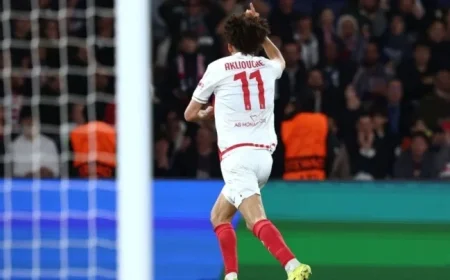 Akliouche’s Composure Freezes Parc as Monaco Scores: Watch the Video