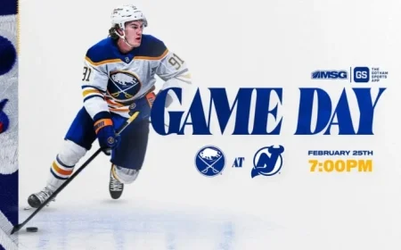 Sabres vs. Devils: How to Watch, Lineup Updates, and Key Storylines