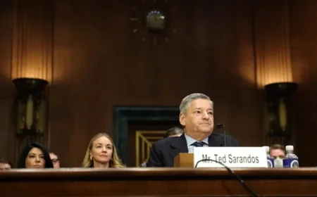 Ted Sarandos Visits White House to Counter Paramount in Warner Battle