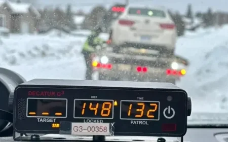 Ontario Driver Speeds Before Canada-U.S. Gold-Medal Game, Police Report