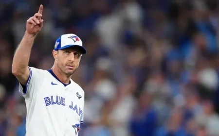 Reports: Scherzer Returns to Blue Jays for 19th MLB Season