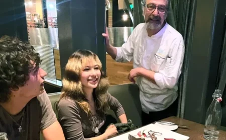Olympic Champion Alysa Liu Celebrates Win at Bay Area Italian Restaurant