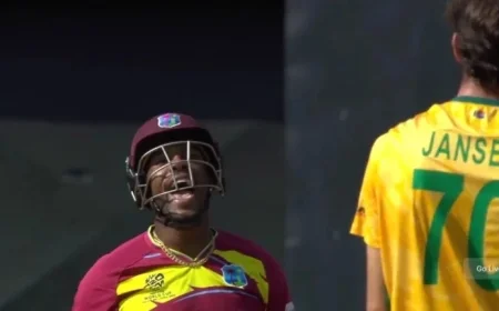 Matthew Forde Smashes Marco Jansen, Sparks T20 World Cup Altercation