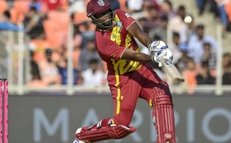 West Indies Rally from 83-7 to Reach 176-8 Against South Africa