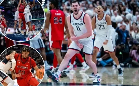 St. John’s Winning Streak Ends with Crushing 32-Point Loss to UConn