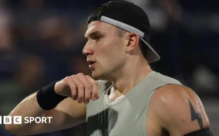 Arthur Rinderknech Defeats Jack Draper at Dubai Tennis Championships