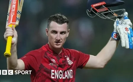 Harry Brook Powers England to T20 World Cup Semi-Finals with Century