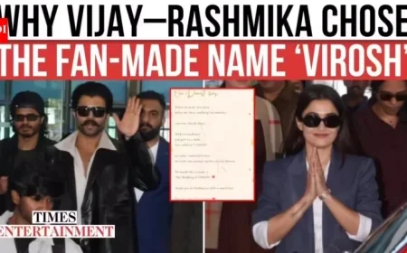 Rashmika Mandanna and Vijay Deverakonda Stun Together at Sangeet Ceremony