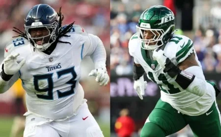 Titans Trade NT T’Vondre Sweat to Jets for DE Jermaine Johnson