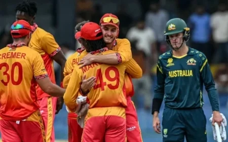 Zimbabwe Stuns Australia: Muzarabani and Bennett Lead Historic T20 World Cup Upset
