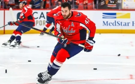 Tom Wilson Sidelined by Illness in Capitals vs. Flyers Game
