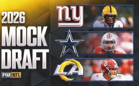 2026 NFL Mock Draft: Giants, Chiefs Secure Top Wide Receivers