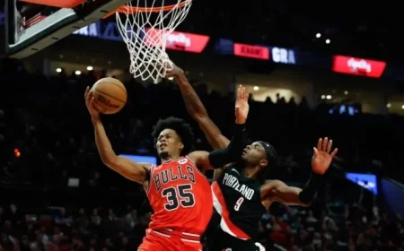 Blazers Travel to Chicago for Showdown with Bulls