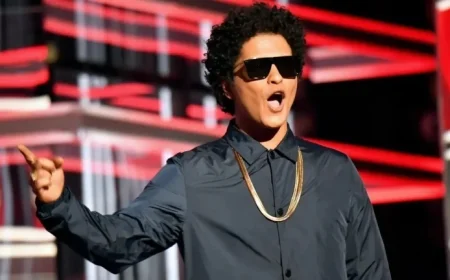 Bruno Mars Matches Success of Leading Female Singer