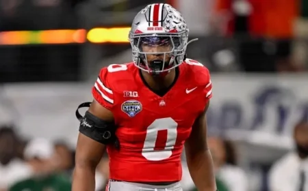 Ohio State LB Sonny Styles Shines in Vertical Jump and 40 Time Results