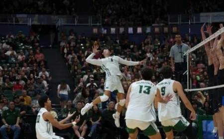 Men’s Volleyball Defeats BYU in Series Opener