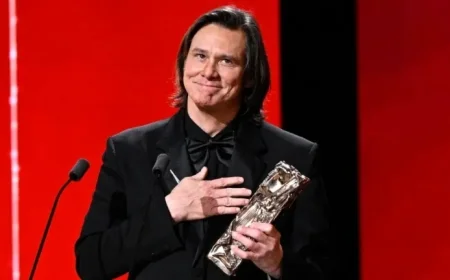 Jim Carrey’s Emotional French Speech at César Awards: ‘My Tongue Is Tired’