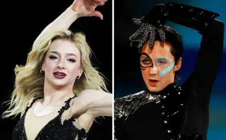 Amber Glenn Electrifies with Lady Gaga Routine, Echoing Johnny Weir’s Legacy