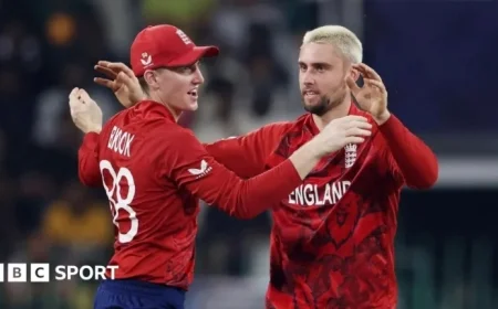 England vs New Zealand: Live Score & Highlights for ICC T20 World Cup 2026