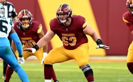 Washington Commanders Release Starting Center Tyler Biadasz